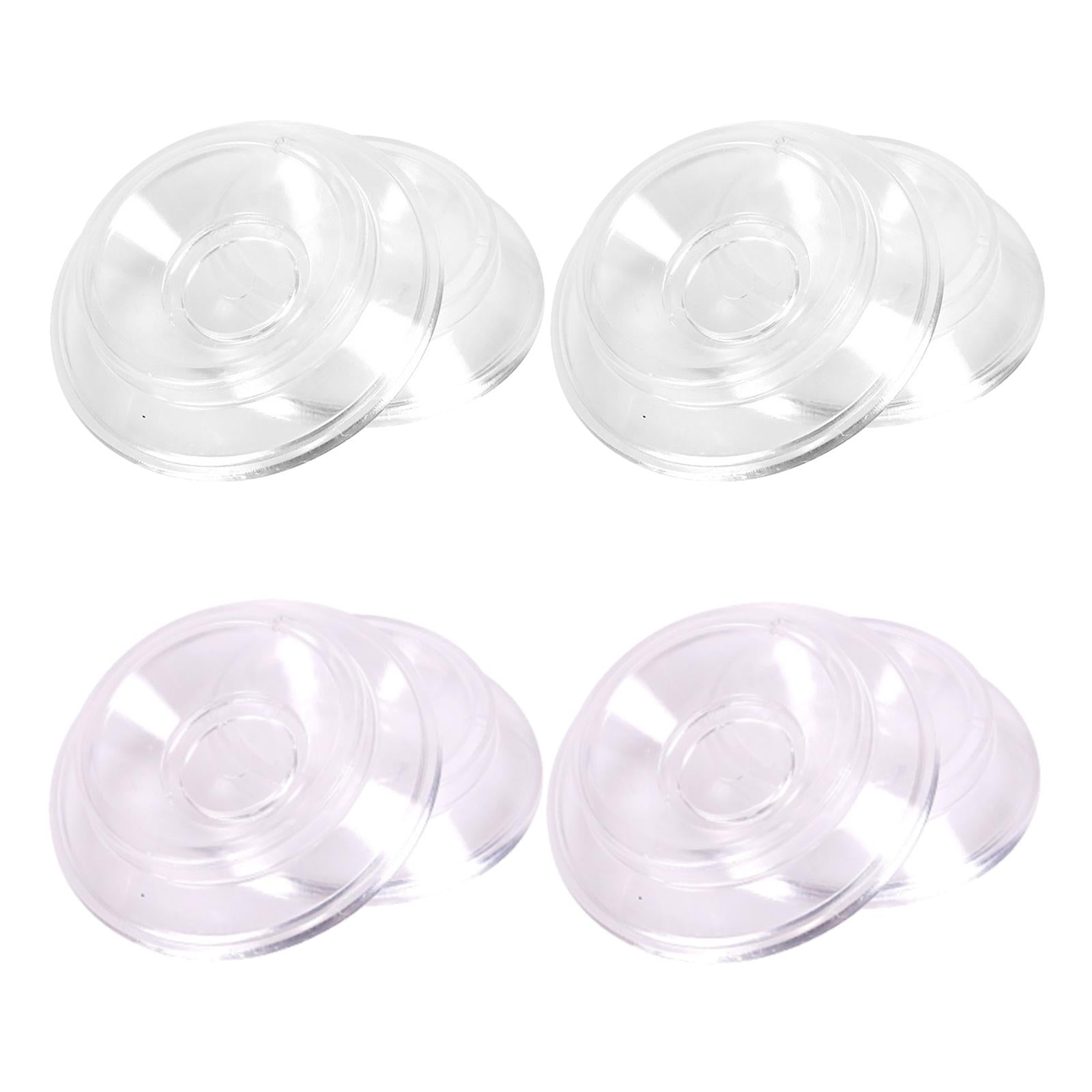 4x Piano Caster Cups High Quality Protection Solid Upright Premium ABS White