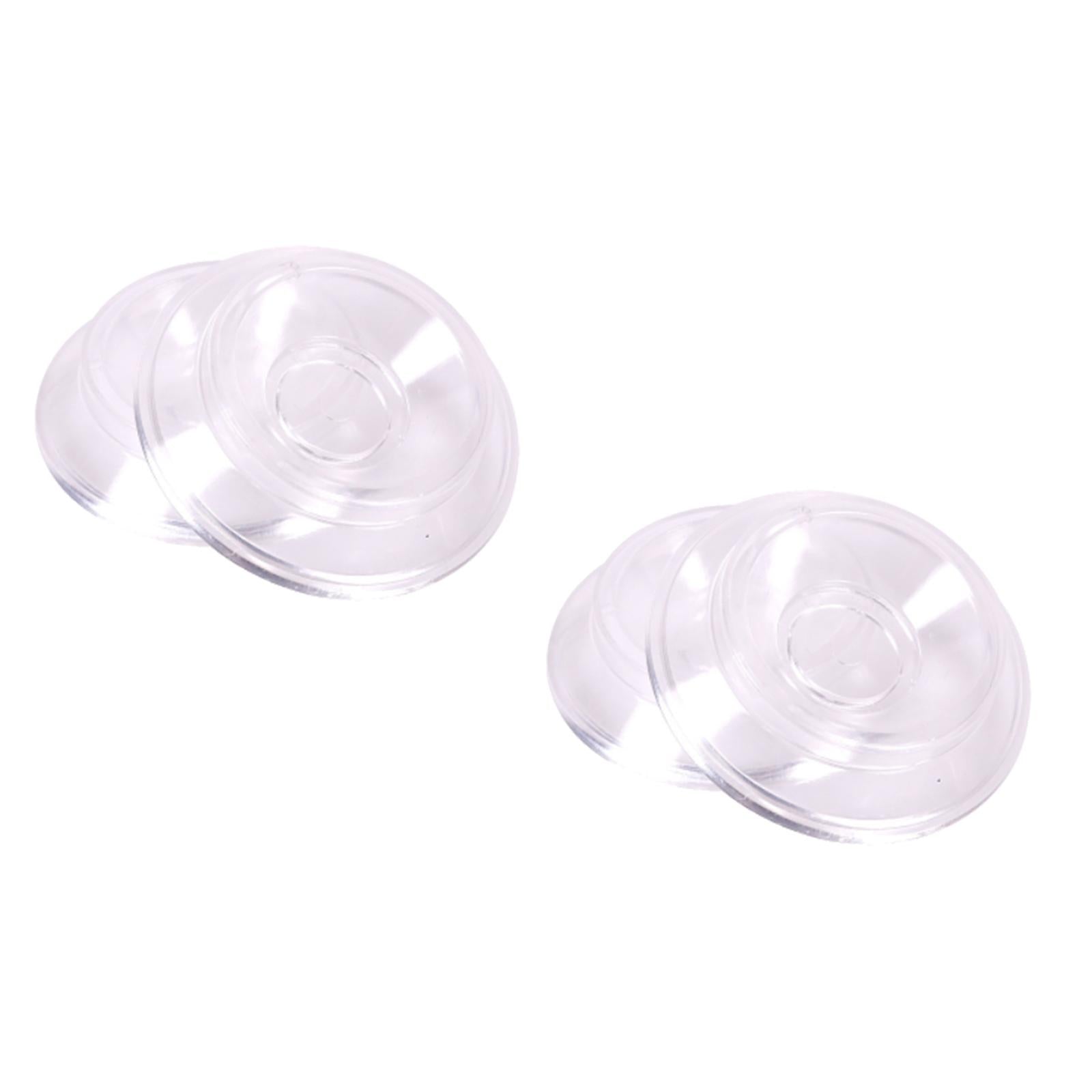 4x Piano Caster Cups High Quality Protection Solid Upright Premium ABS Clear