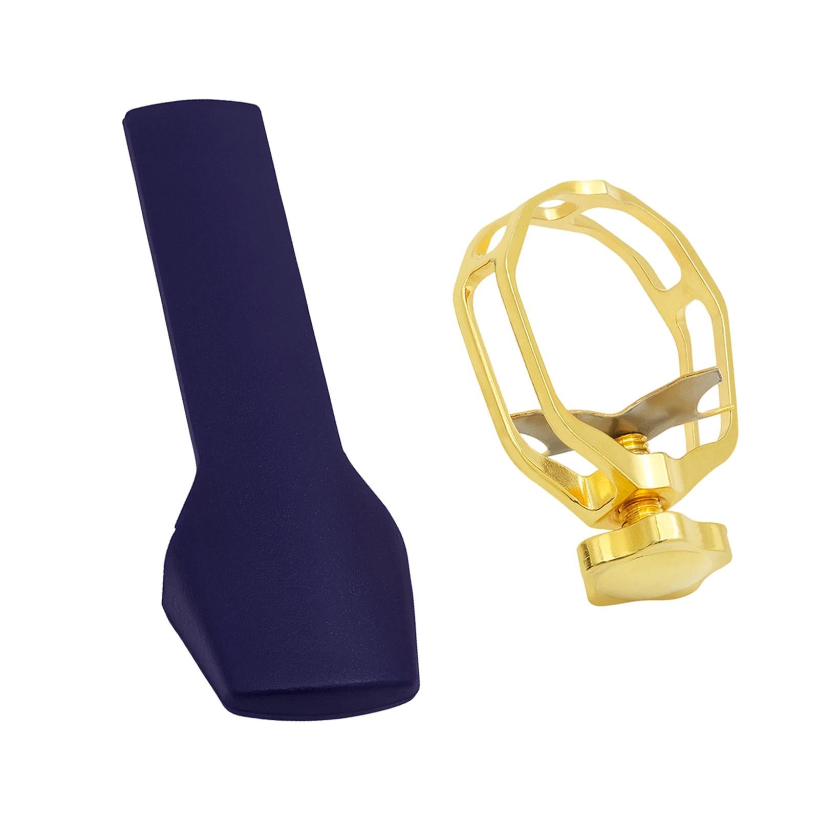 Saxophone Mouthpiece with Long Handle Protective Cover for Alto Saxophones