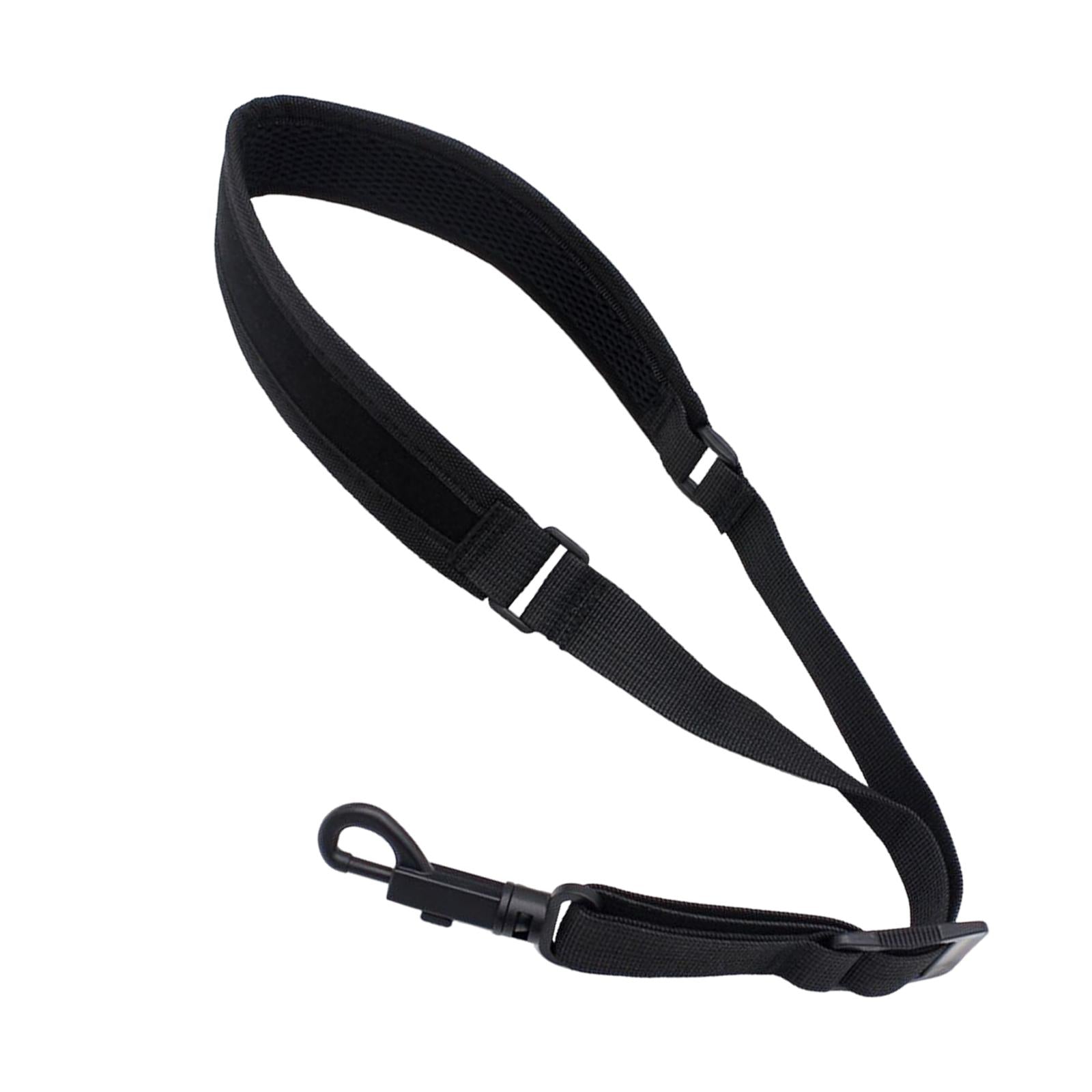 Professional Saxophone Shoulder Strap Adjustable for Sax Bass Tenor Alto black