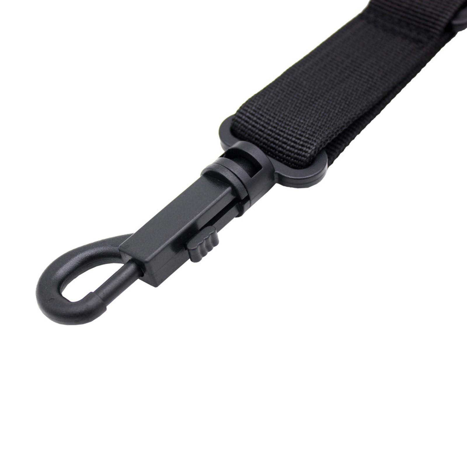 Professional Saxophone Shoulder Strap Adjustable for Sax Bass Tenor Alto black
