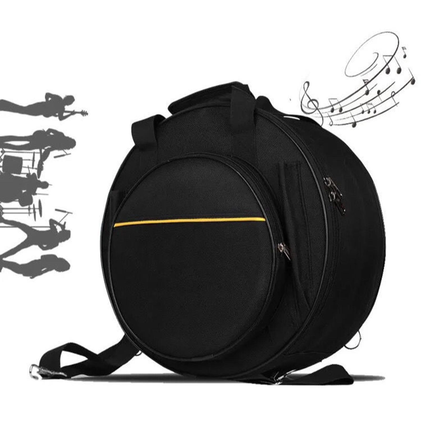 Waterproof Snare Drum Backpack with Carry Handles Adjustable Strap for Show