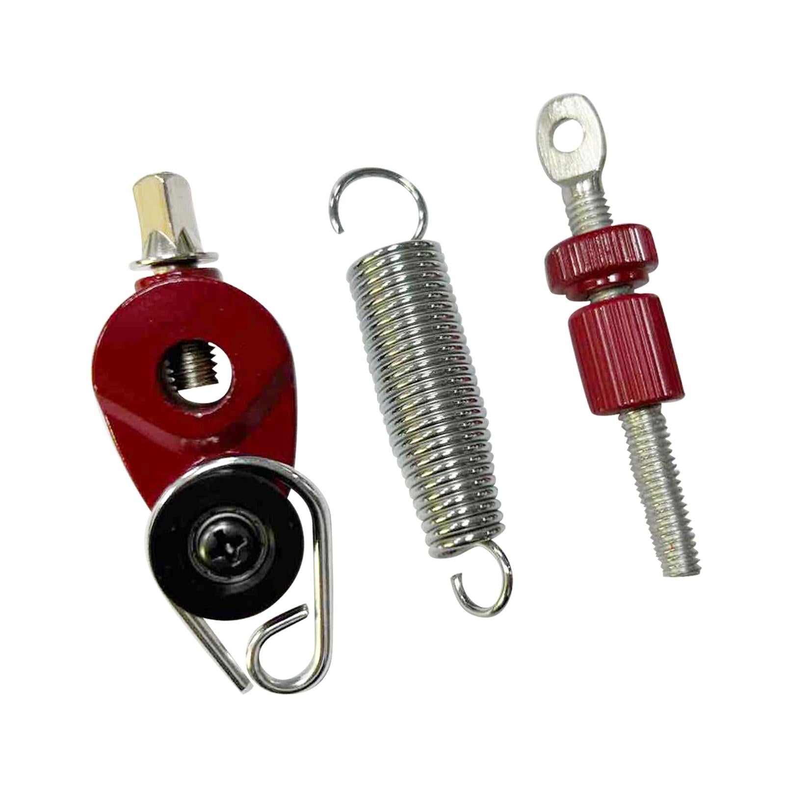 Pedal Spring Tensioner Drum Set Spring for Bass Drum Replacement DIY Parts Red
