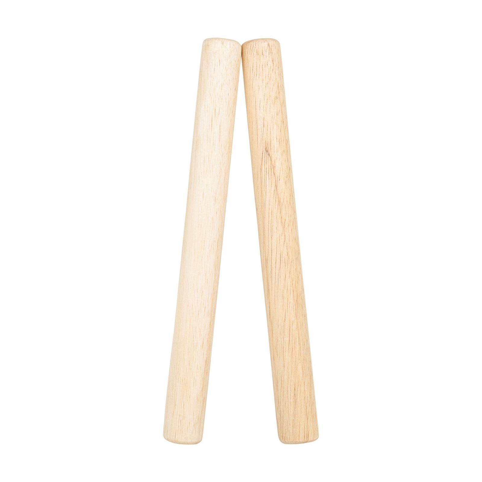 2x Drumsticks Musical Toy Wooden Drum Sticks for Beginner Kids Children