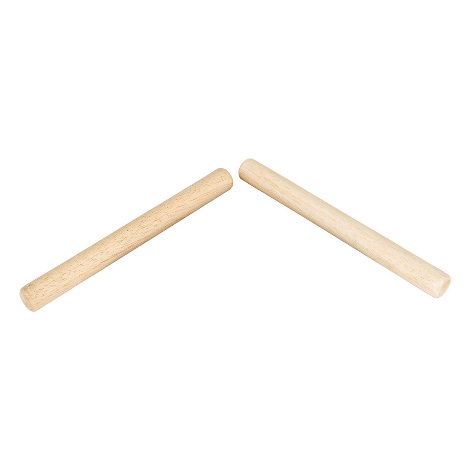 2x Drumsticks Musical Toy Wooden Drum Sticks for Beginner Kids Children