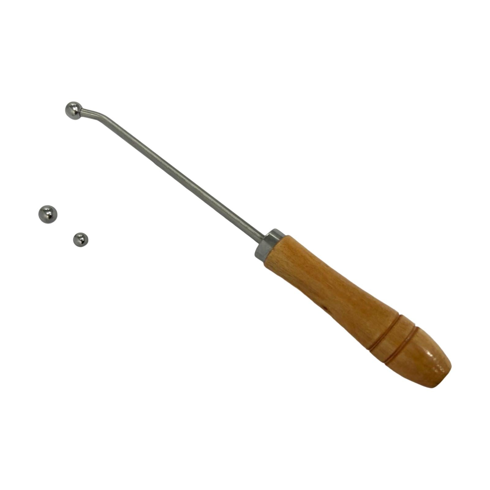 Durable Wind Instrument Sheet Metal Tools Wood Handle Accs for French Horn