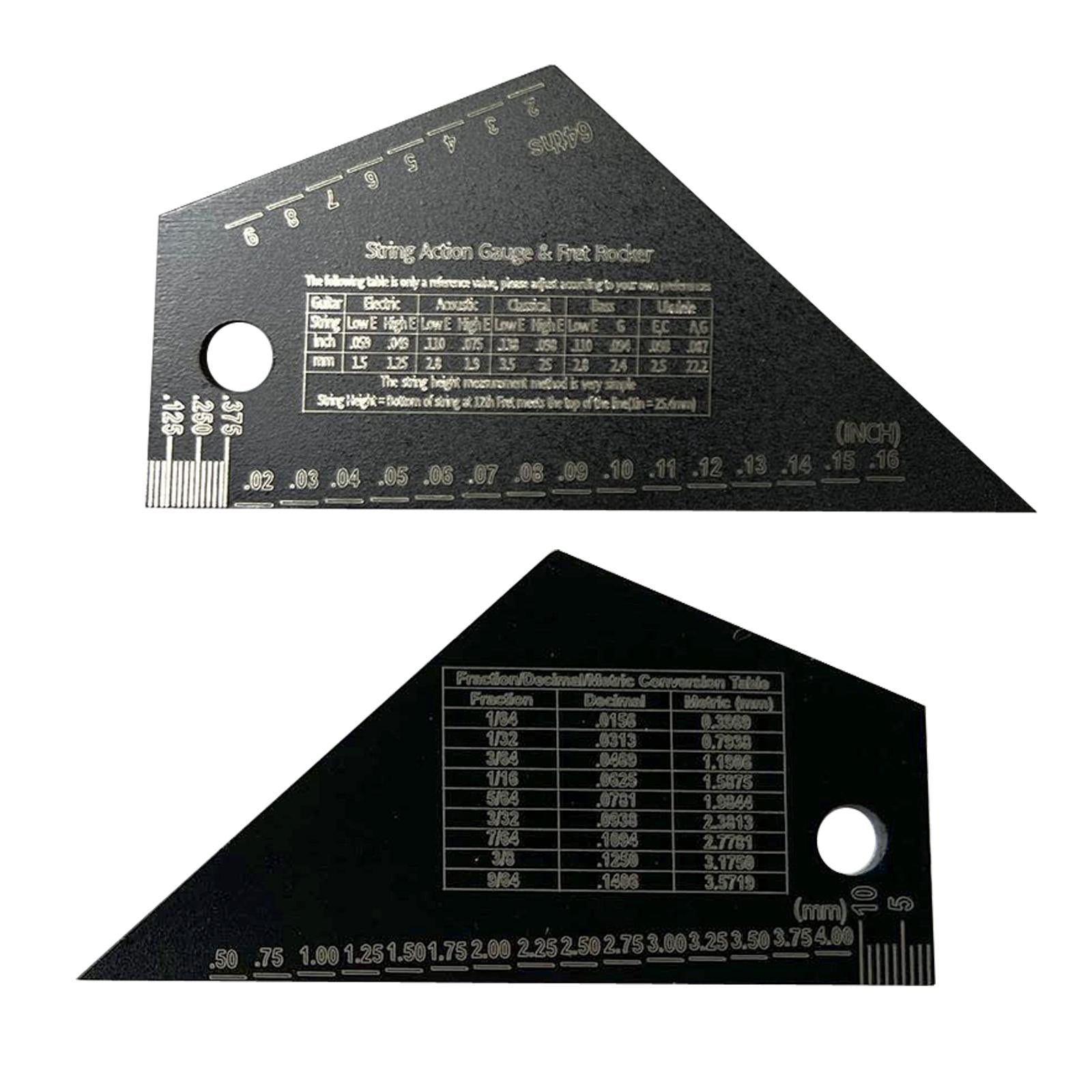 Guitar Fret Rocker Fret Level Tool for Acoustic Guitar Accessories