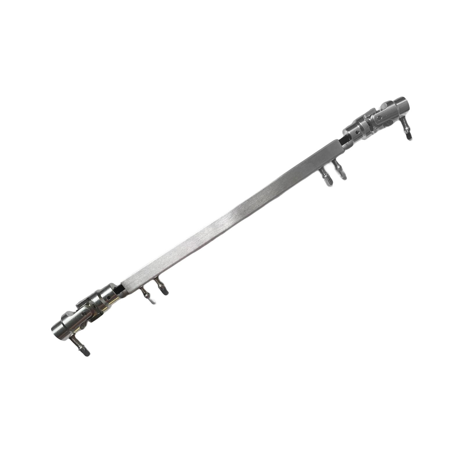 Heavy Duty Double Bass Drum Linkage Durable Sturdy for Percussion Instrument Silver Head