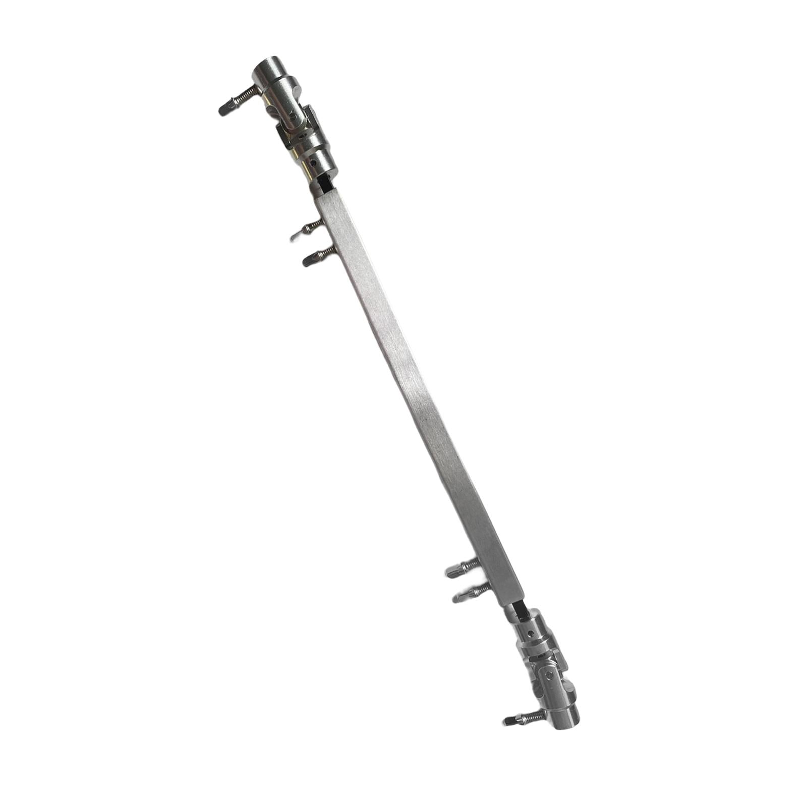 Heavy Duty Double Bass Drum Linkage Durable Sturdy for Percussion Instrument Silver Head