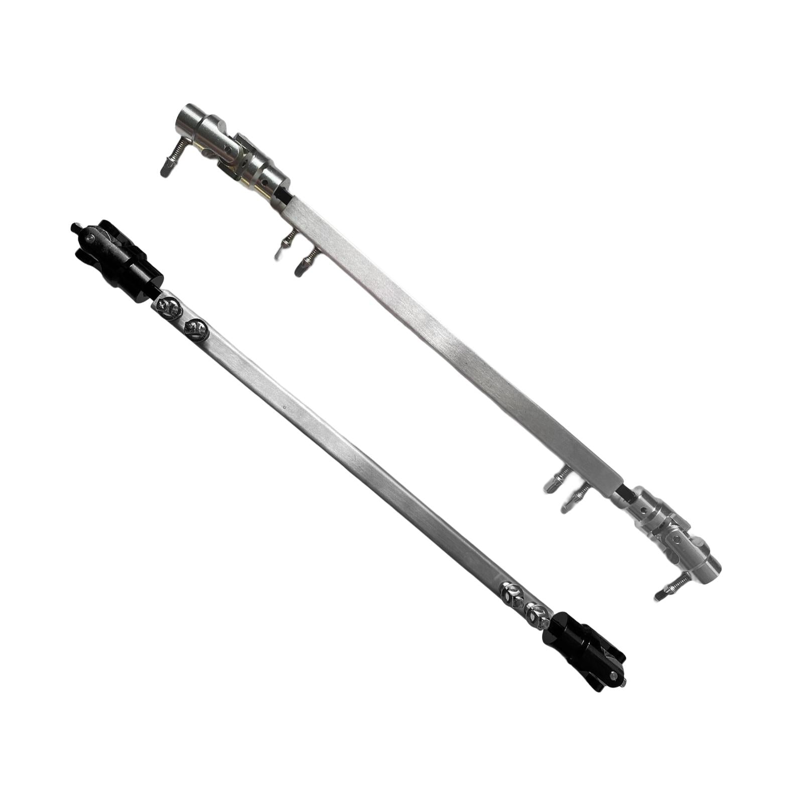 Heavy Duty Double Bass Drum Linkage Durable Sturdy for Percussion Instrument Silver Head
