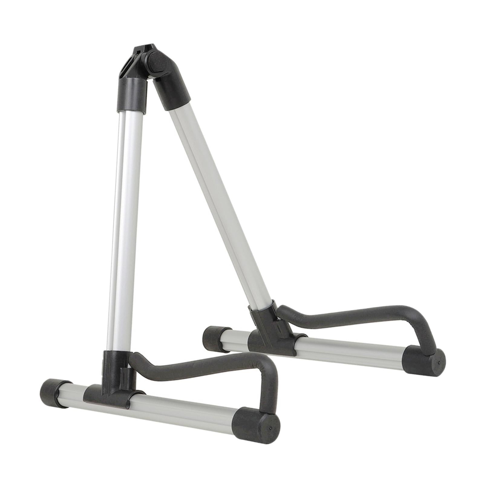 Guitar Stand Holder Aluminium Alloy Foldable Portable Accessories Sturdy Silver