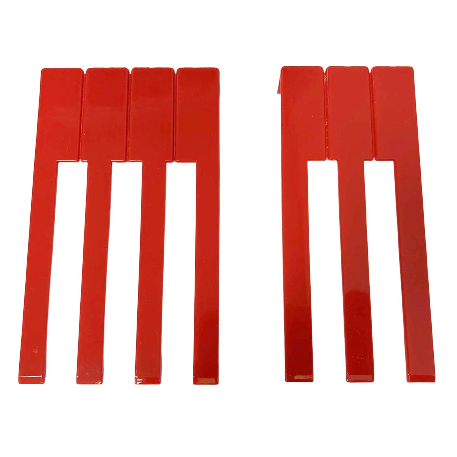 key Tops Repair PVC Accessories Replacement Keyboard Instruments Red