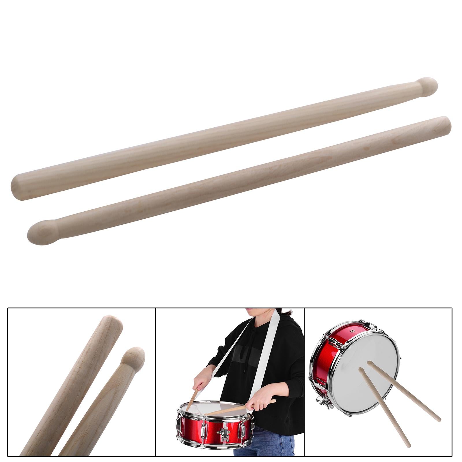 Wooden Drum Sticks Musical Instrument Accs for Snare Drums Lotus Drums