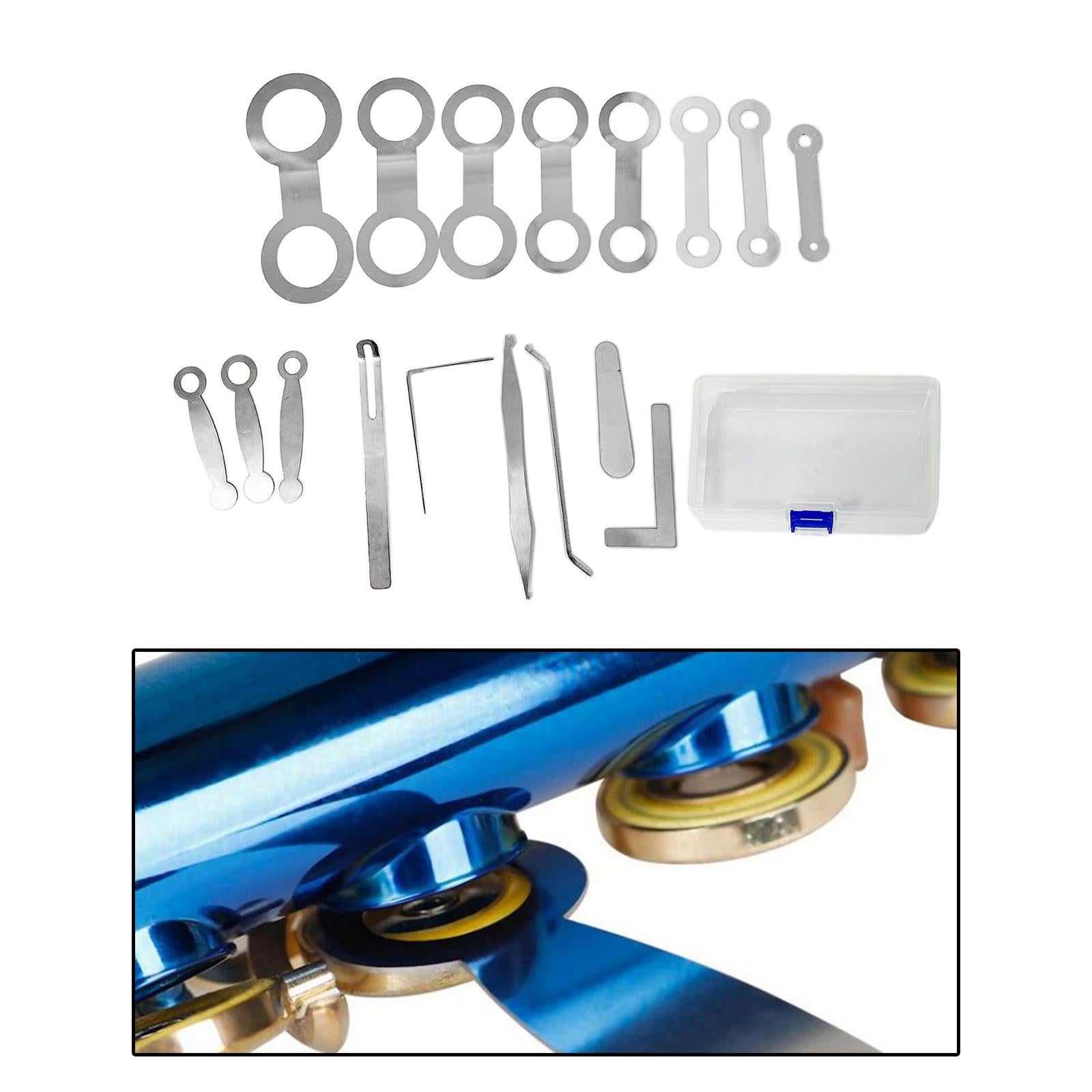 Saxophone Repair Tool Kit with Storage Box for Sax Flute Clarinet