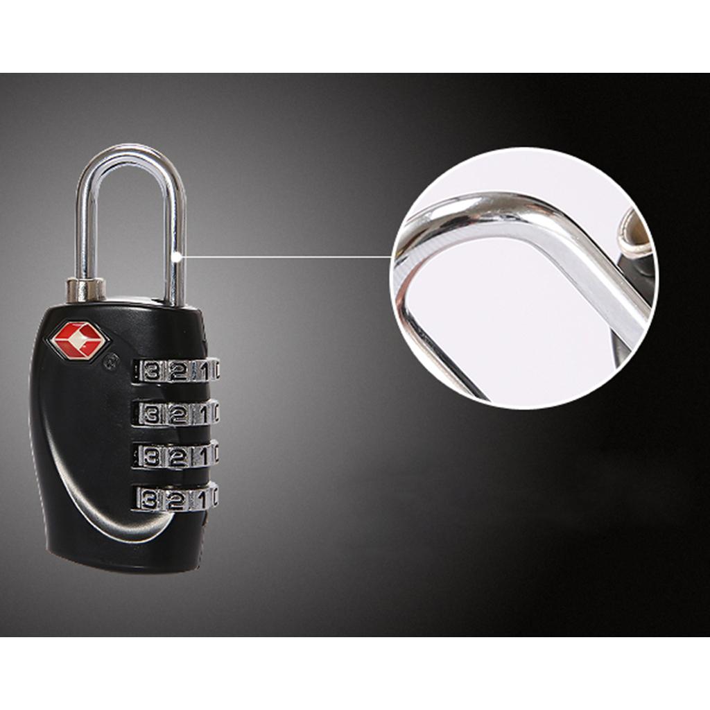 TSA Approved 3-Digit Combination Lock Code Padlock Travel Bag and Gym Locker