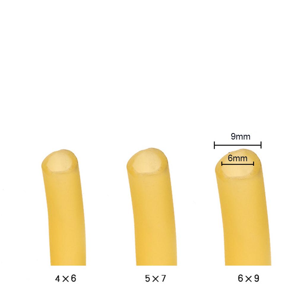 Latex Rubber Tubing Speargun Band  Tube dia 0.24×0.35inch 98ft