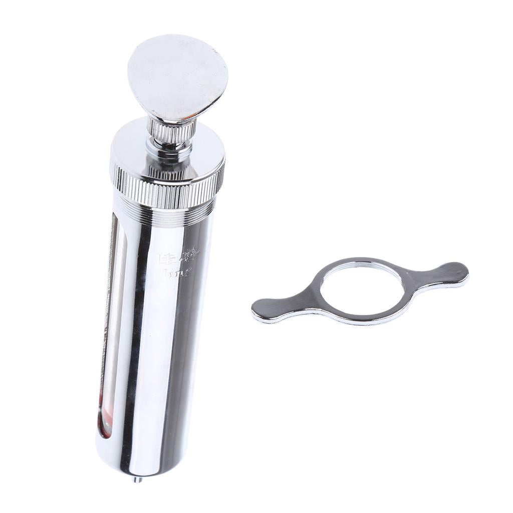 30ml Adjustable Veterinary Syringe Reusable Livestock Supplies Equipment