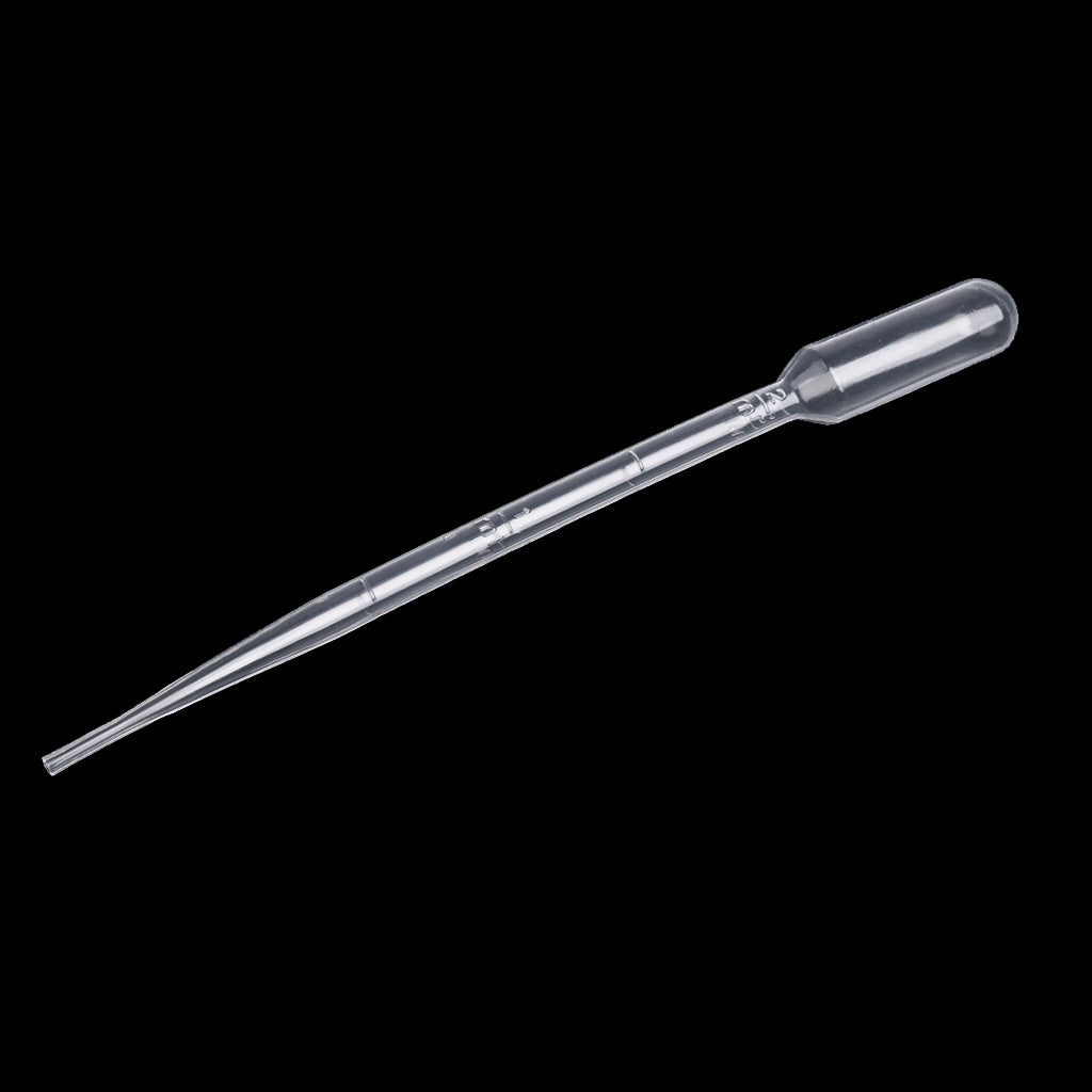 100 Pieces Disposable Plastic Eye Droppers Transfer Graduated Pipettes 2mL