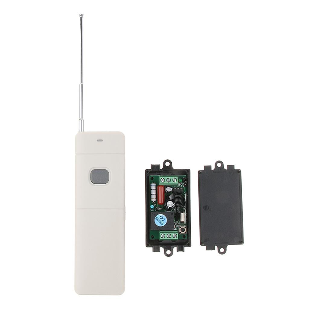 12V Learning Remote Door Control Switch Unit & 4-Button Controller 315Mhz