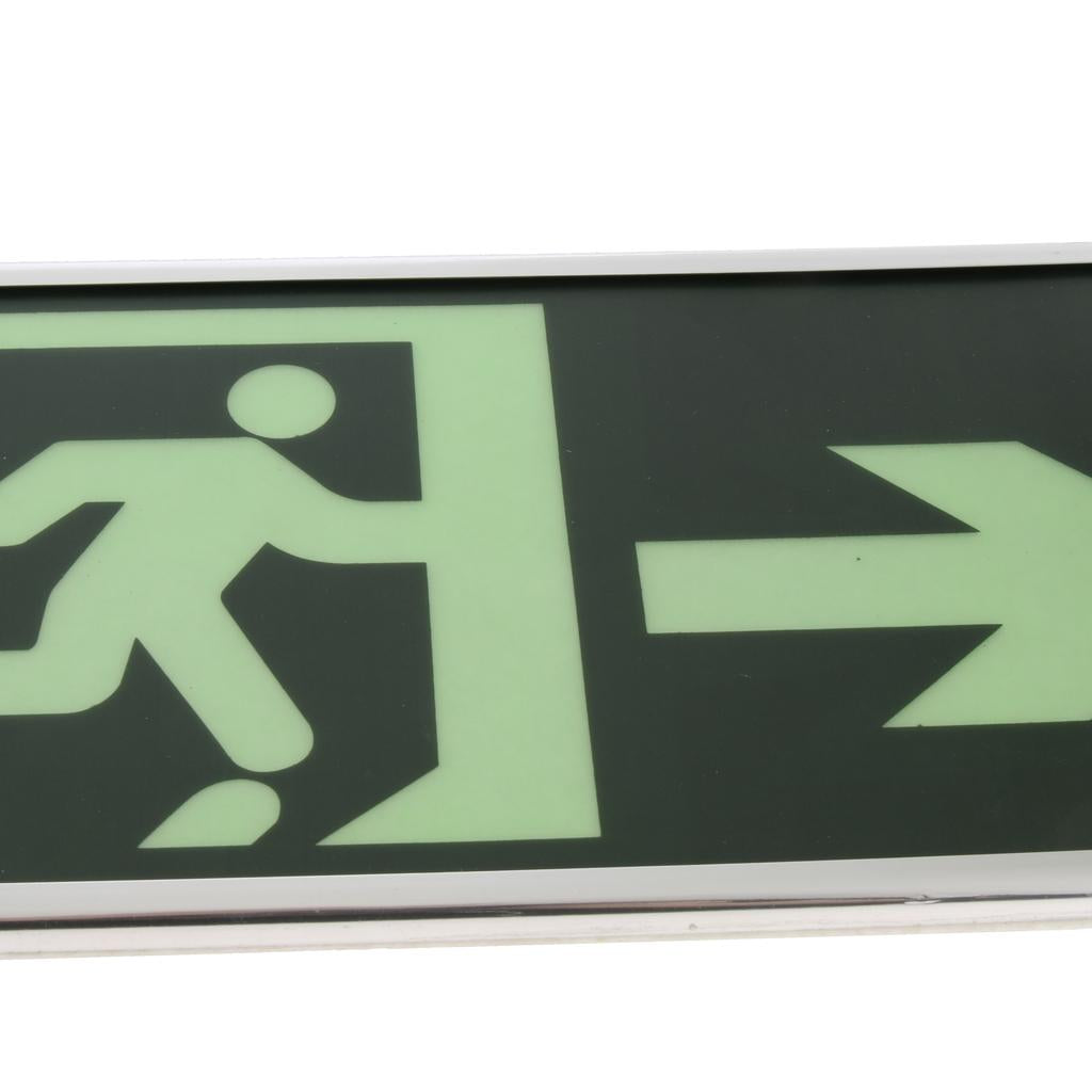 Fire Emergency Lights Self luminous Safety exit sign Evacuation Sign Right