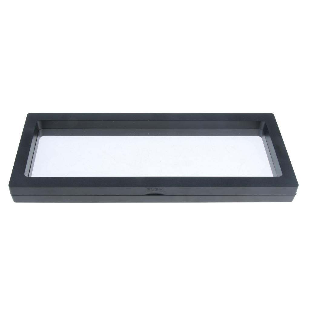 3D Floating Jewelry Coin Display Frame Case Box Stand Rack Holder 9x23cm