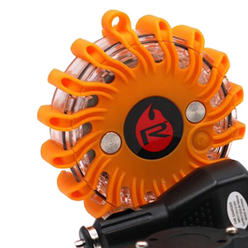 LED Rechargeable Warning Flares Emergency Roadside Flashing Warning Lights