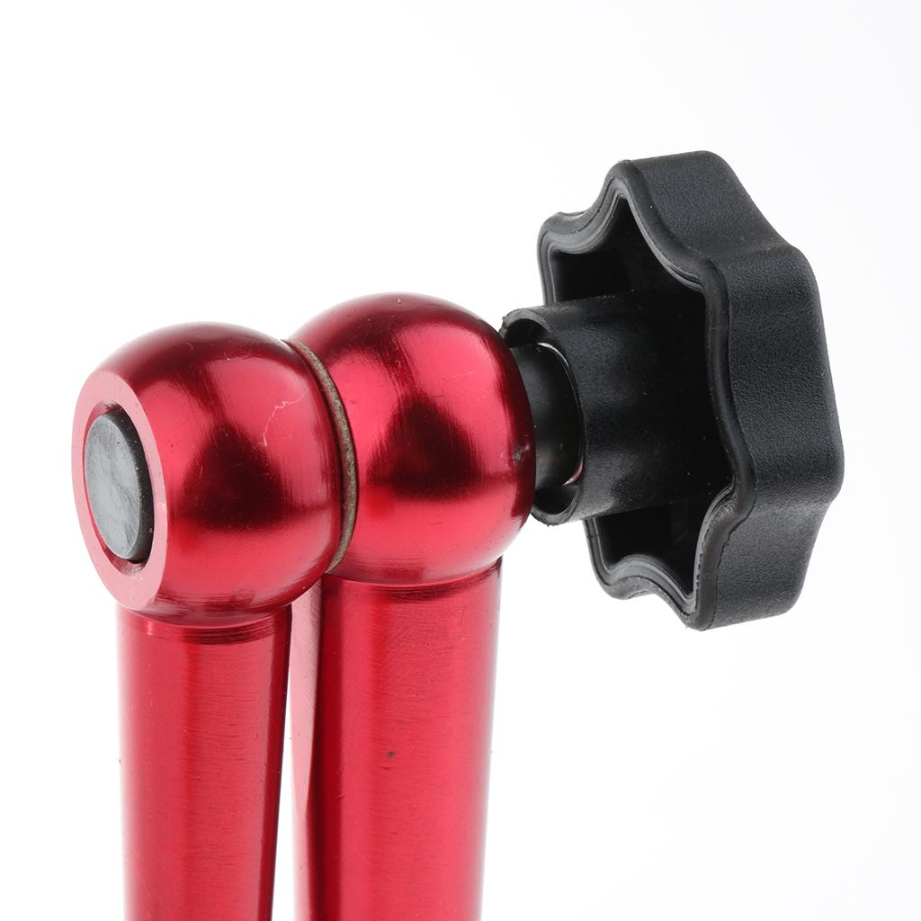 Heavy Duty 8mm Dial Gage Holder Magnetic Mag Base On Off Tool Stand red