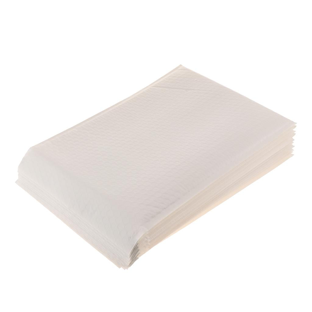 10pieces White Bubble Mailers Self Seal Padded Envelopes  28x37cm