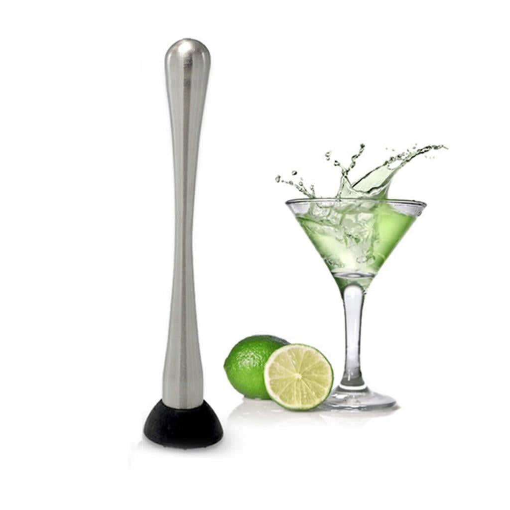 Stainless Steel Cocktail Drink  Muddler Bartender Tool M04