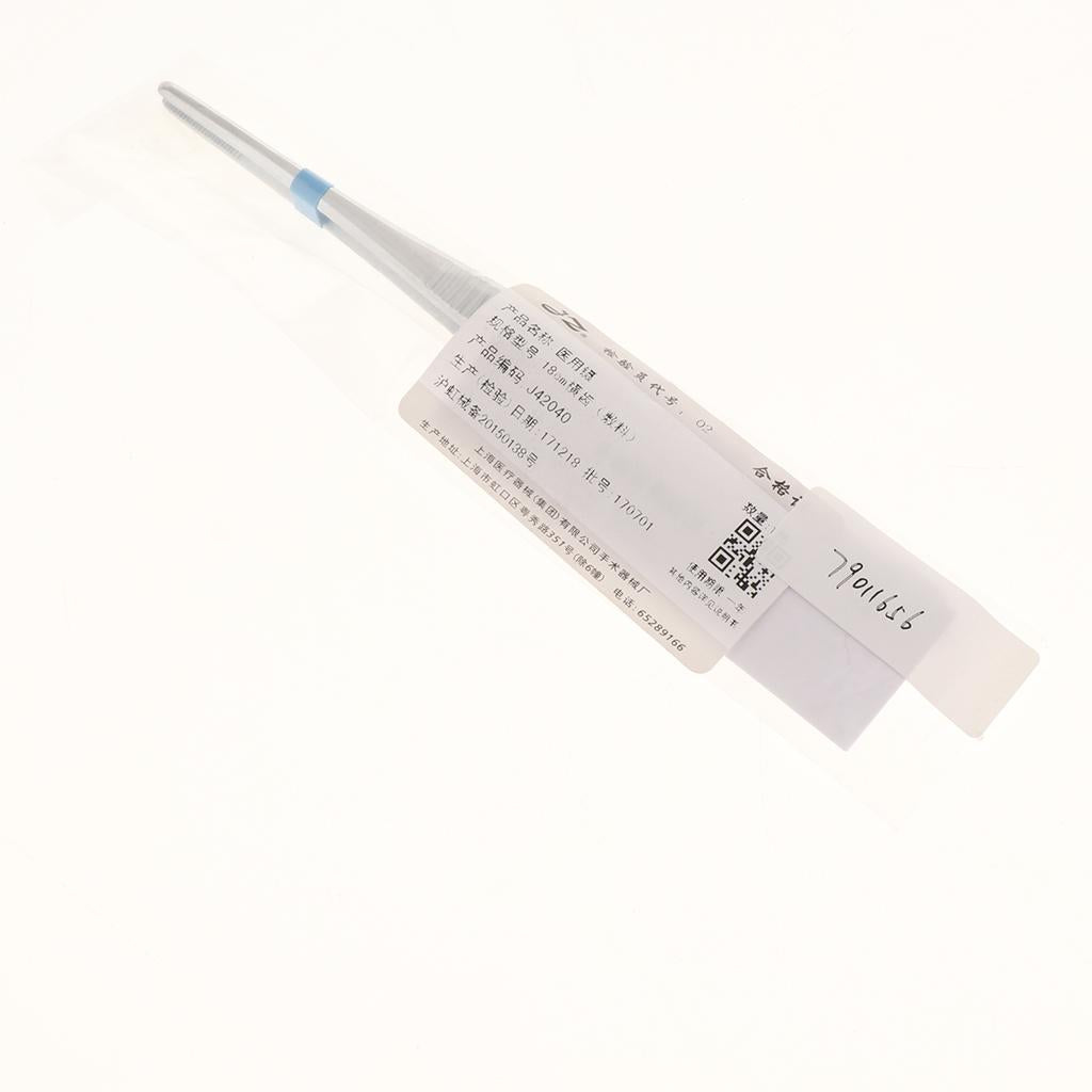 Long Stainless Steel Straight Tweezers for Detailed Work 18cm Length A
