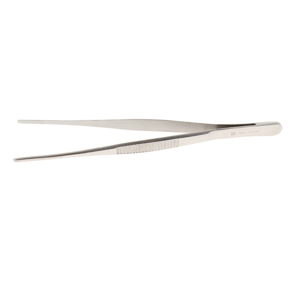 Long Stainless Steel Straight Tweezers for Detailed Work 18cm Length A
