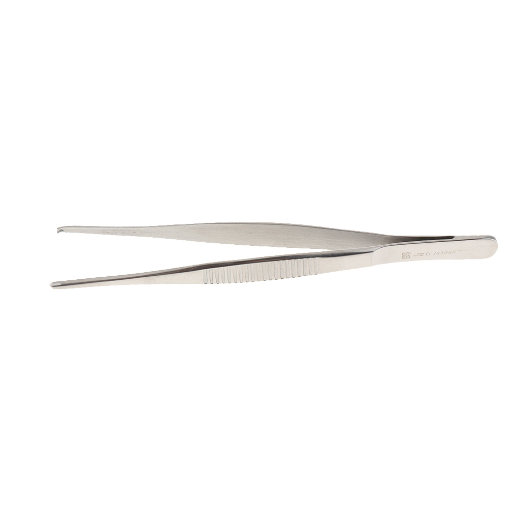 Long Stainless Steel Straight Tweezers for Detailed Work 16cm Length B