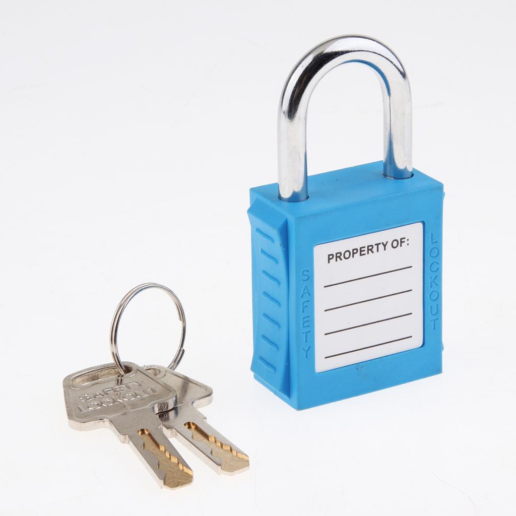 Safety Security Lockout Padlock Keyed Different Blue_1