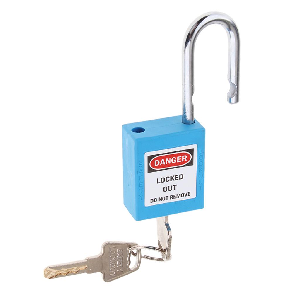 Safety Security Lockout Padlock Keyed Different Blue_2