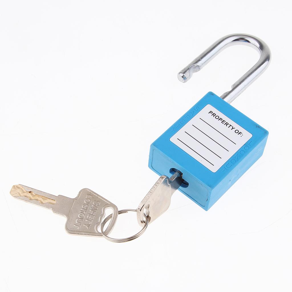Safety Security Lockout Padlock Keyed Different Blue_2