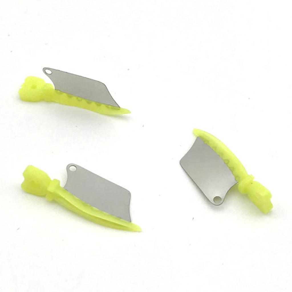 Dental Fender Wedges Knife Interproximal Blade with Steel Matrix Care Tool Green