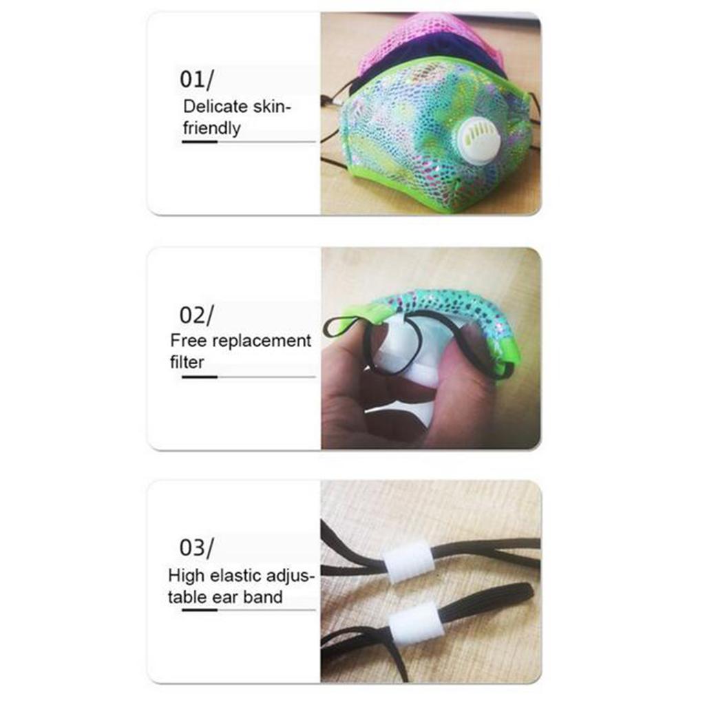 Mouth Cover Anti Haze Face Cover Outdoor Non-woven Covering Gray