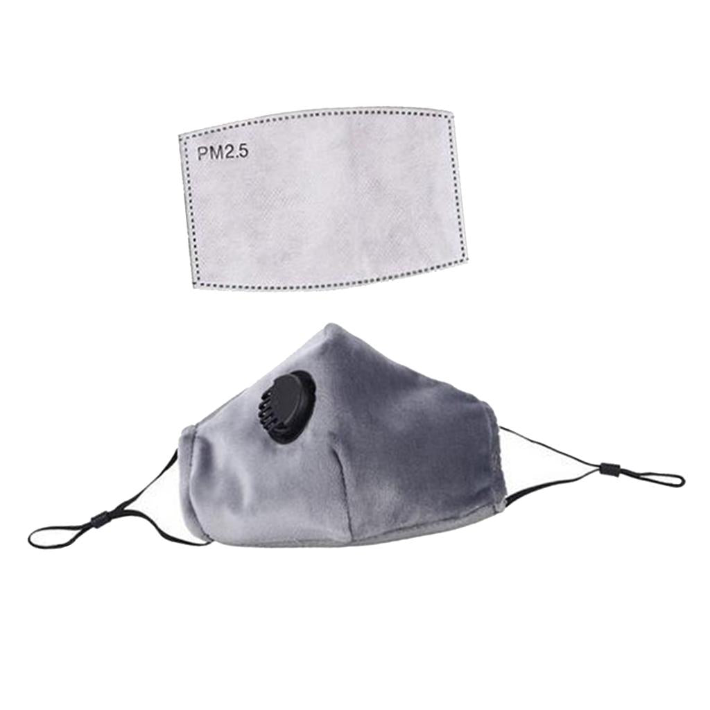 Mouth Cover Anti Haze Face Cover Outdoor Non-woven Covering Gray