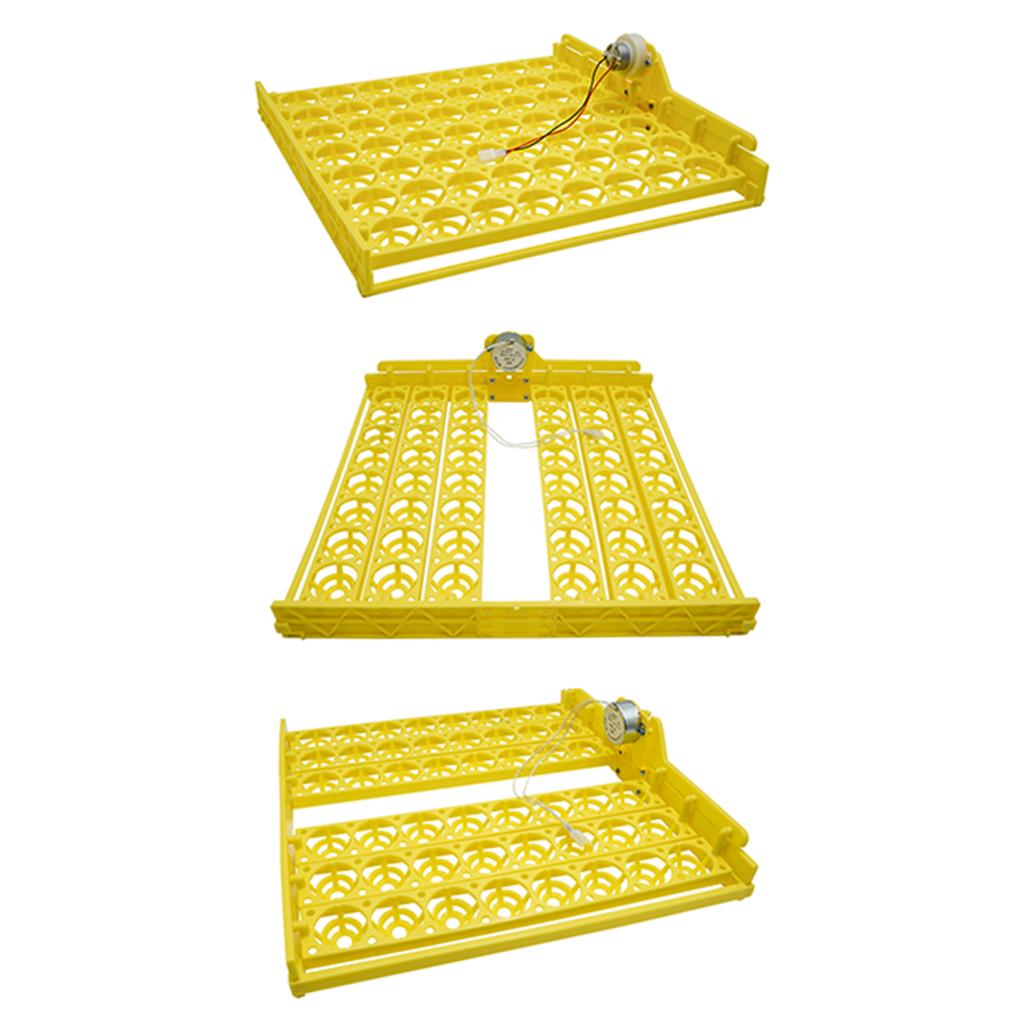 132/154 Egg Turner Tray for Poultry Goose Egg Hatching Accs DC110V Yellow 132 Egg