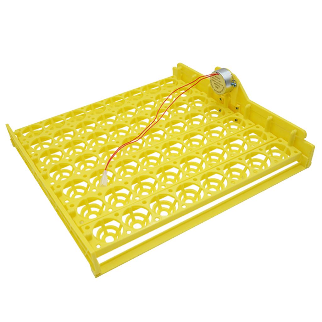 132/154 Egg Turner Tray for Poultry Goose Egg Hatching Accs DC110V Yellow 154 Egg