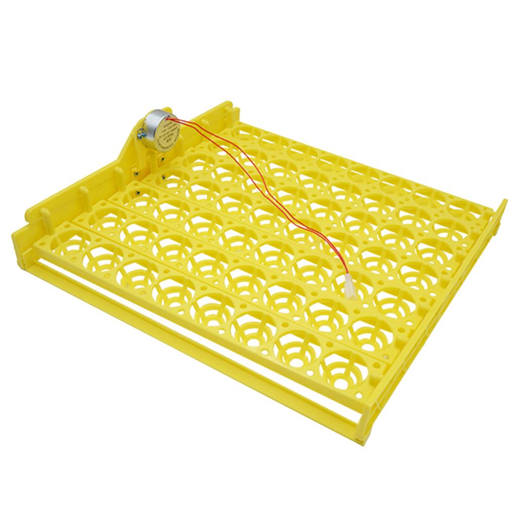 132/154 Egg Turner Tray for Poultry Goose Egg Hatching Accs DC110V Yellow 154 Egg
