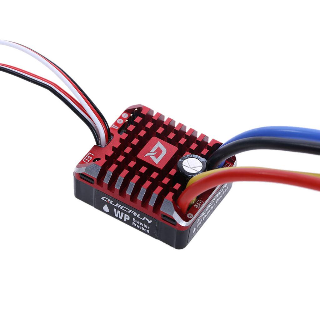 1:10 1:8 Brush 80A Electronic Speed Controller Waterproof ESC w/ Program Box