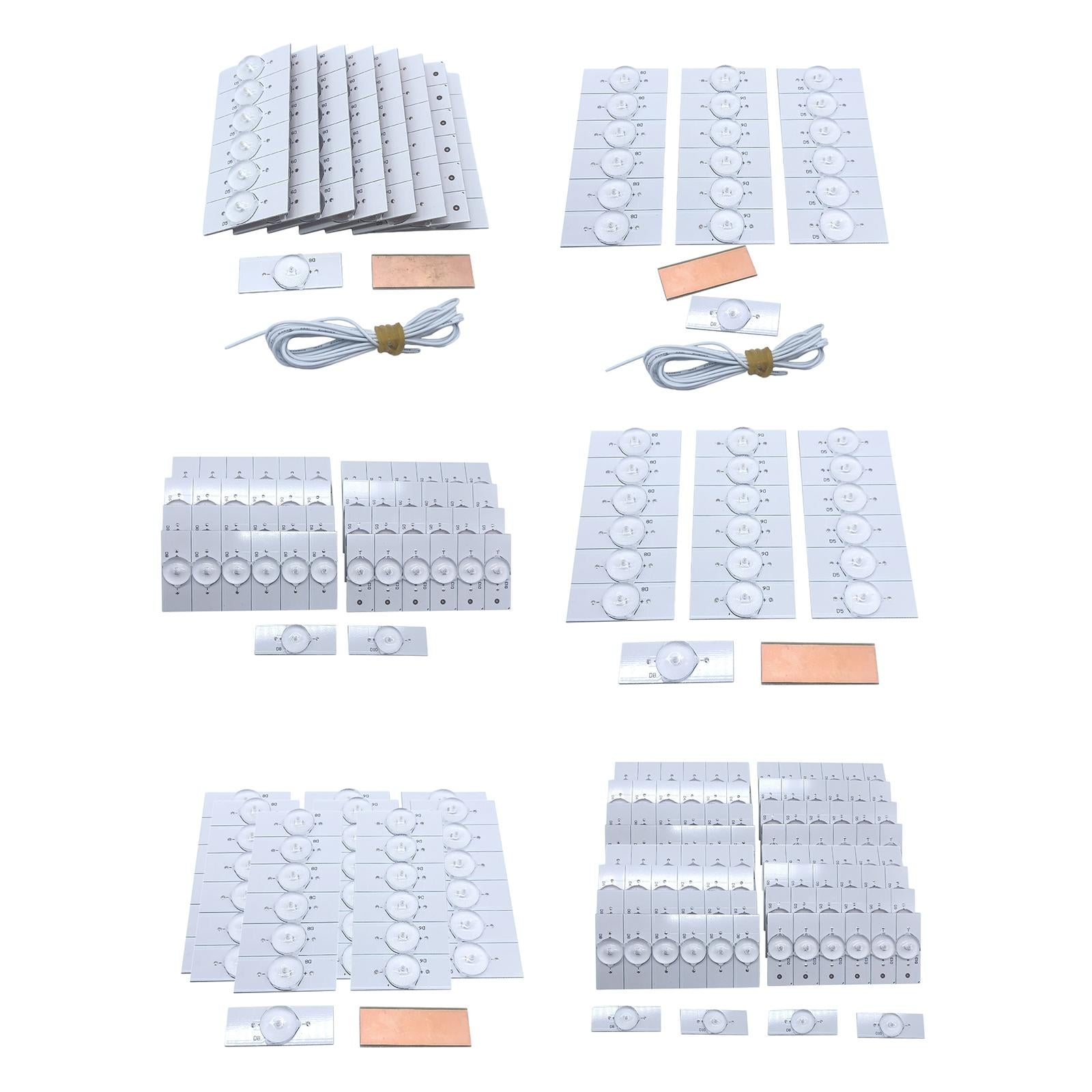 SMD Lamp Beads with Optical Lens Fliter for 32-65 LED  20pcs 3V