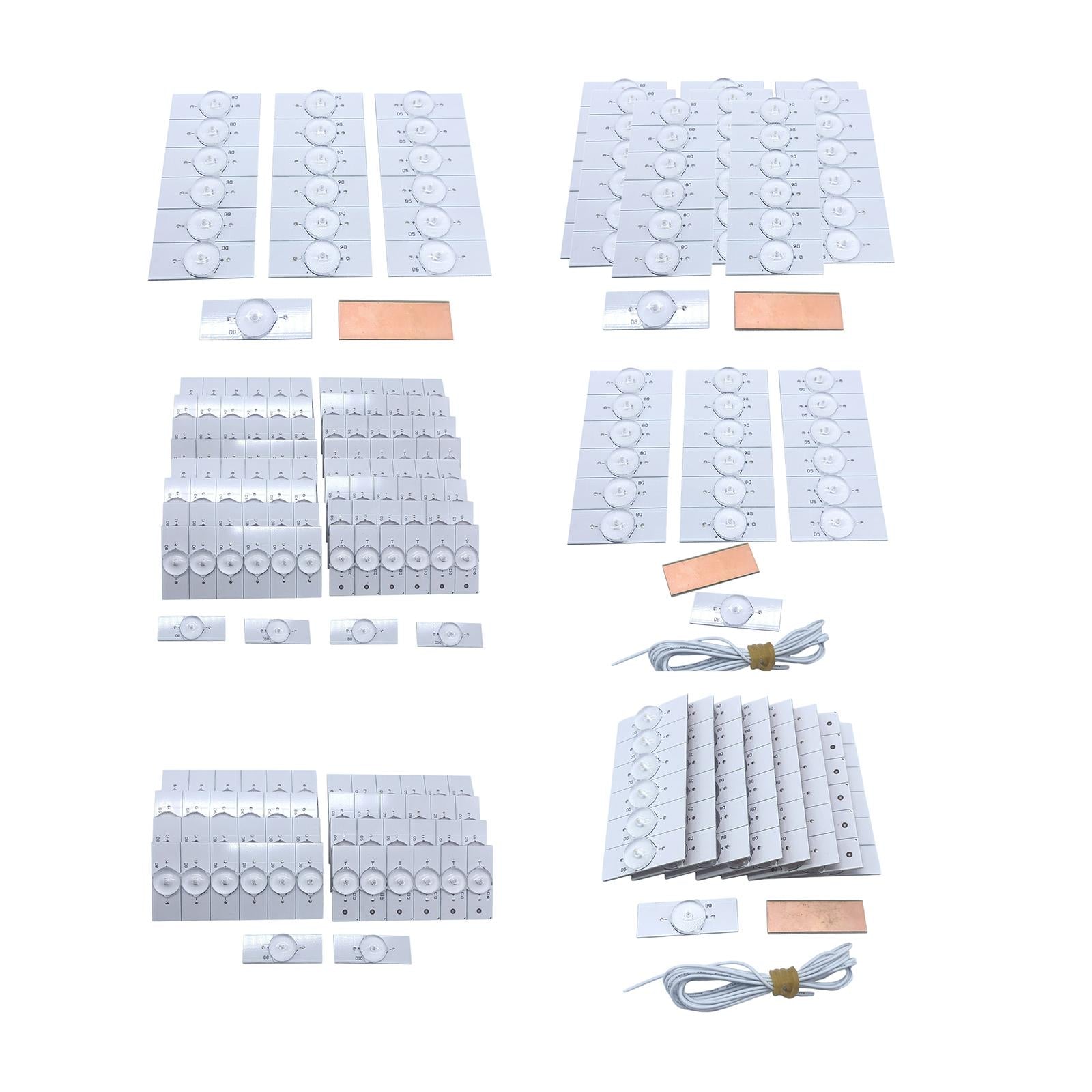 SMD Lamp Beads with Optical Lens Fliter for 32-65 LED  20pcs 3V