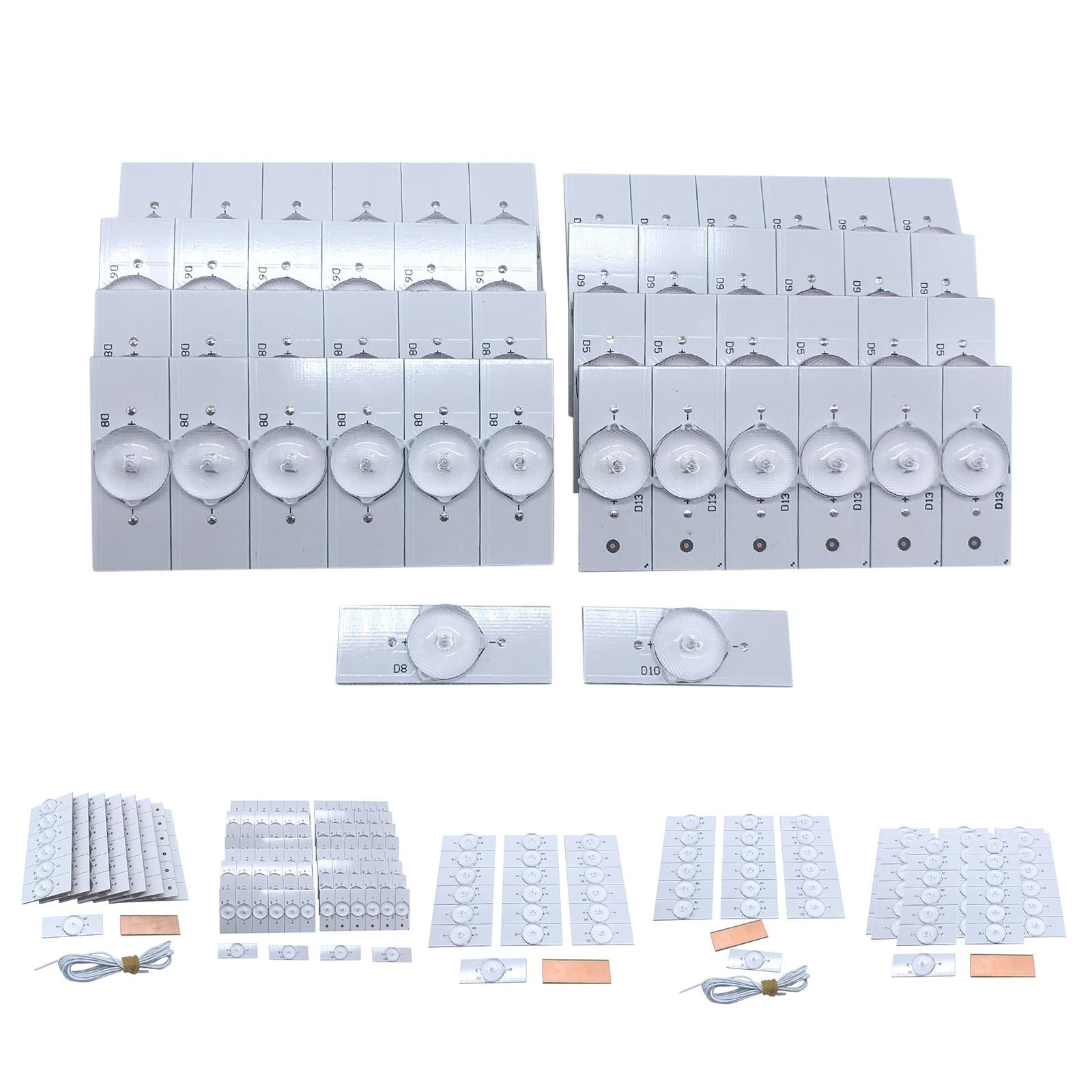 SMD Lamp Beads with Optical Lens Fliter for 32-65 LED  20pcs 3V