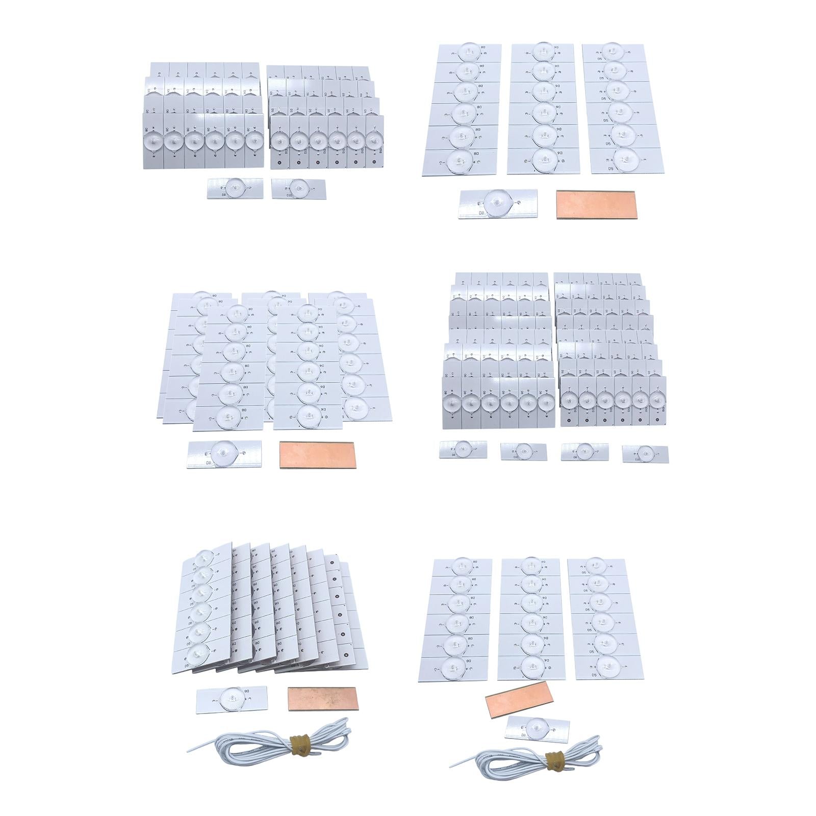 SMD Lamp Beads with Optical Lens Fliter for 32-65 LED  20pcs 3V