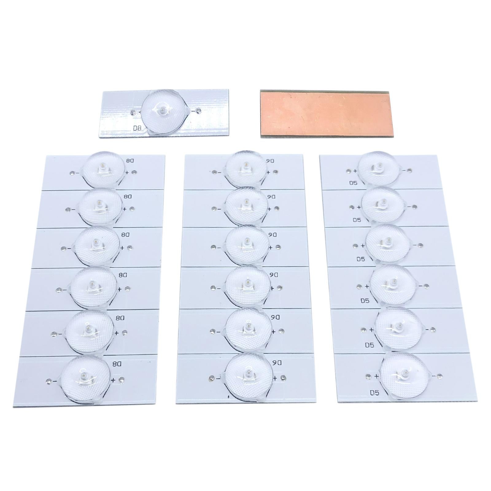 SMD Lamp Beads with Optical Lens Fliter for 32-65 LED  20pcs 3V