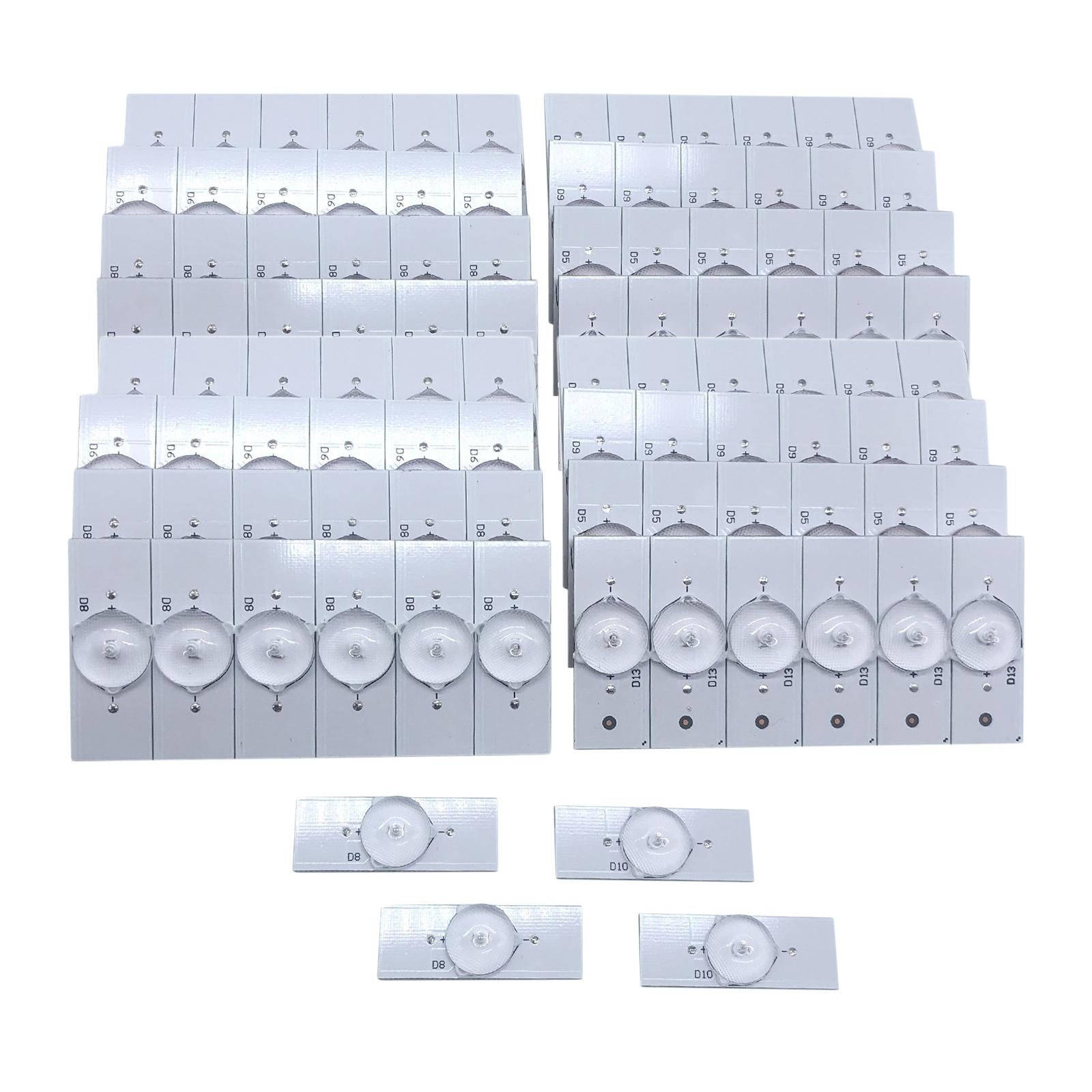 SMD Lamp Beads with Optical Lens Fliter for 32-65 LED  50pcs 3V