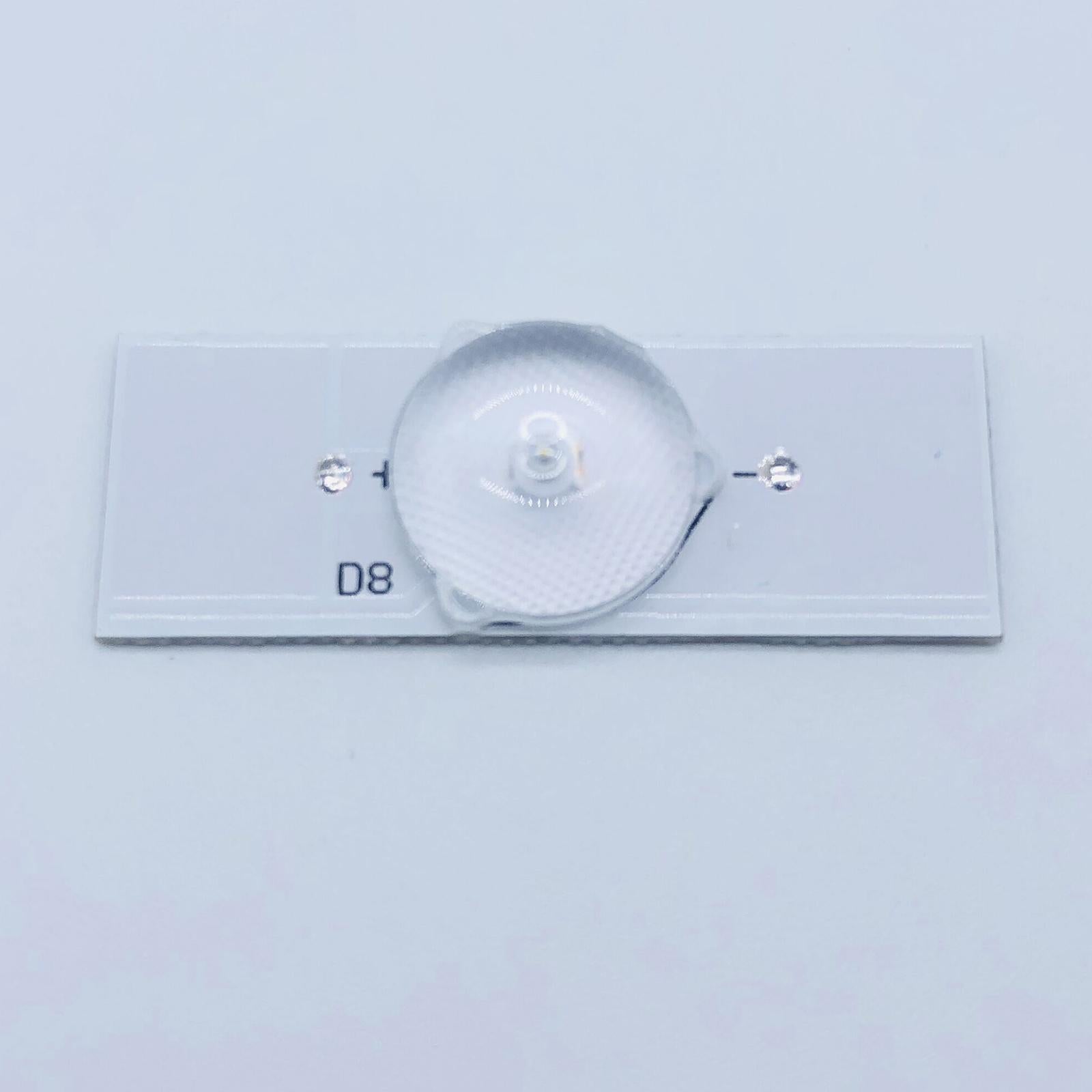 SMD Lamp Beads with Optical Lens Fliter for 32-65 LED  50pcs 3V with Wire