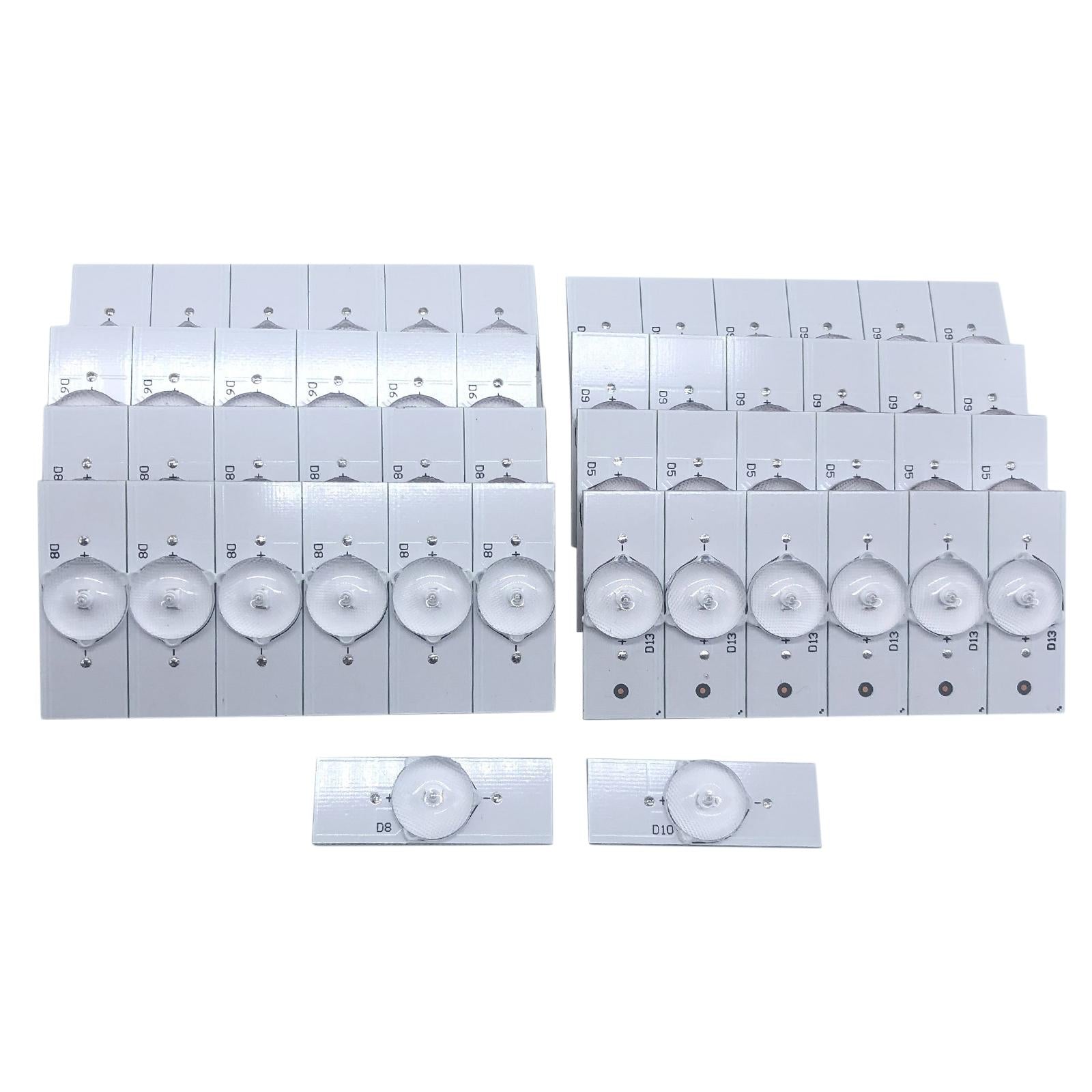 SMD Lamp Beads with Optical Lens Fliter for 32-65 LED  50pcs 6V